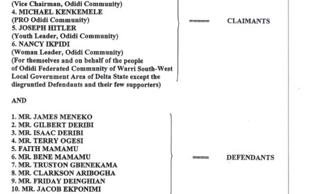 Odidi Community Refutes Alleged Swearing-In of Parallel Executive, Insists Existing Leadership Remains Lawful