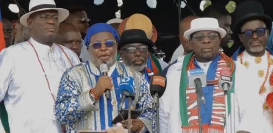 Historic Moment as Ijaw National Congress Inaugurates MacDonald Igbadiwei as President