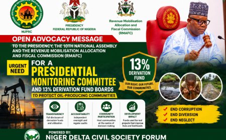 OPEN ADVOCACY MESSAGE TO THE PRESIDENCY, THE 10TH NATIONAL ASSEMBLY AND THE REVENUE MOBILISATION ALLOCATION AND FISCAL COMMISSION (RMAFC)