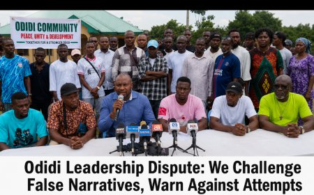 PRESS STATEMENT on Odidi Leadership Dispute: We Challenge False Narratives, Warn Against Attempts to Undermine Rule of Law