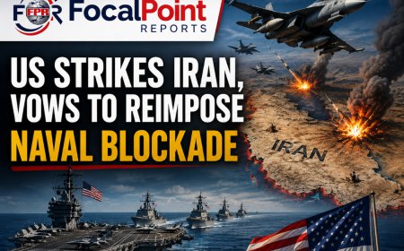 US strikes Iran, vows to reimpose naval blockade