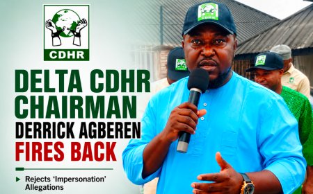 Delta CDHR Chairman Derrick Agberen Fires Back at Rival Faction, Dismisses 'Impersonation' Allegations