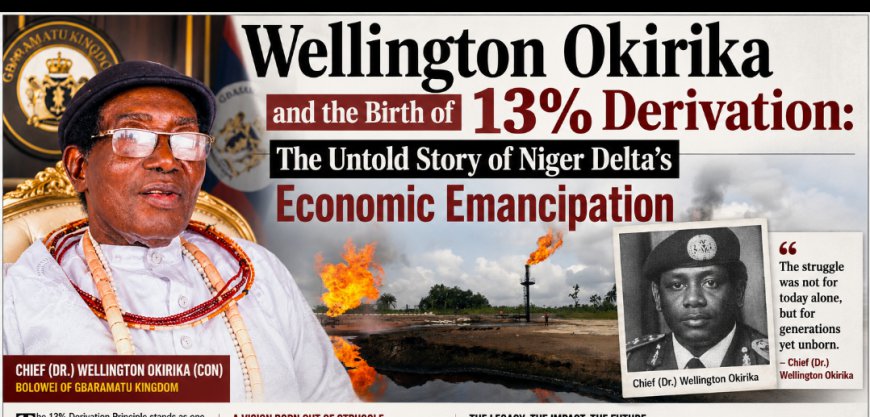 Wellington Okirika and the Birth of 13% Derivation: The Untold Story of Niger Delta’s Economic Emancipation