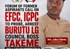 Former Burutu Chairmanship Aspirants Urge EFCC, ICPC to Probe Council Finances