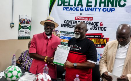 DELTA ETHNIC PEACE & UNITY CUP 2026: Mulade Inaugurates LOC, Unveils N50m Grassroots Initiative to Foster Peace, Unity