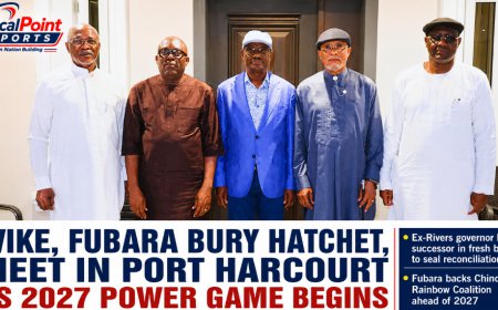Wike, Fubara Bury Hatchet, Meet in Port Harcourt as 2027 Power Game Begins