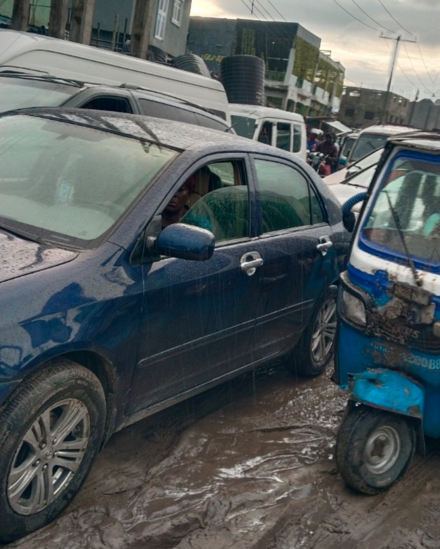 Udu Road Worsens Again: Endless Gridlock, Deep Potholes Leave Commuters Stranded