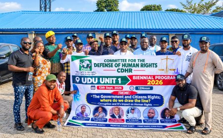 CDHR Udu Unit 1 Elects Efe Vincent, Lawyer Warns Against Abuse of Government Power