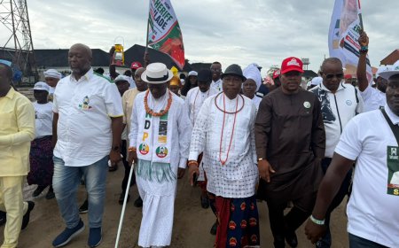 LIVE UPDATE: Mulade Sheriff Arrives Oporoza, Pays Homecoming Visit to Gbaramatu Monarch