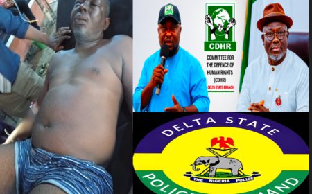 CDHR Demands Suspension of Delta Commissioner Over Deputy Director’s Death