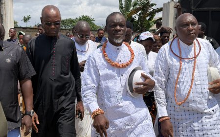 LIVE: Mulade Arrives Ogbe-Ijoh Warri Kingdom, Set to Unveil Seven-Point Development Agenda