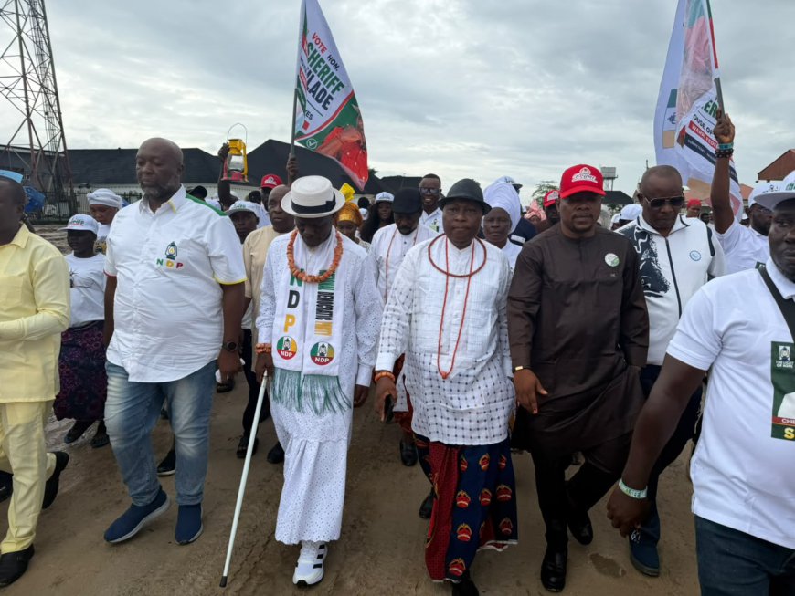 LIVE UPDATE: Mulade Sheriff Arrives Oporoza, Pays Homecoming Visit to Gbaramatu Monarch