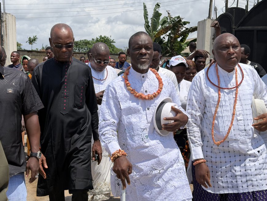 LIVE: Mulade Arrives Ogbe-Ijoh Warri Kingdom, Set to Unveil Seven-Point Development Agenda