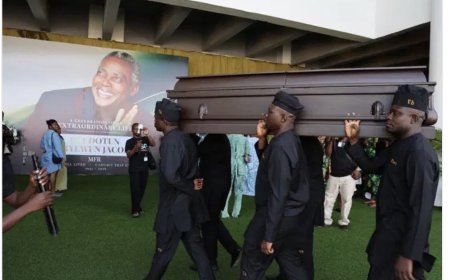 Veteran actor  Olu Jacobs laid to rest in Lagos as dignitaries gathered to Honor late actor