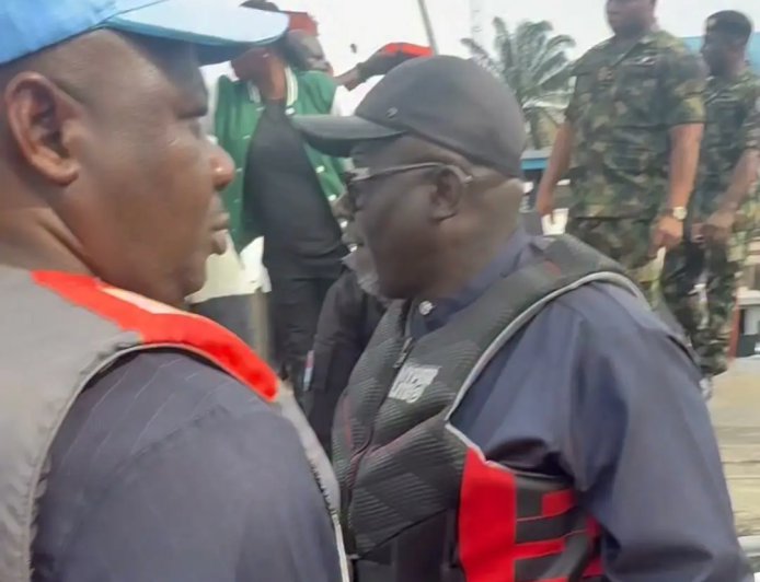 Oborevwori Storms Odidi, Inspects Seven-Month Oil Spill
