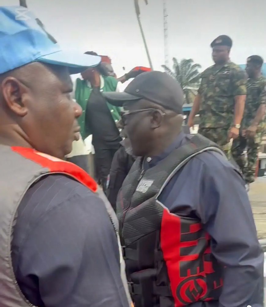 Oborevwori Storms Odidi, Inspects Seven-Month Oil Spill