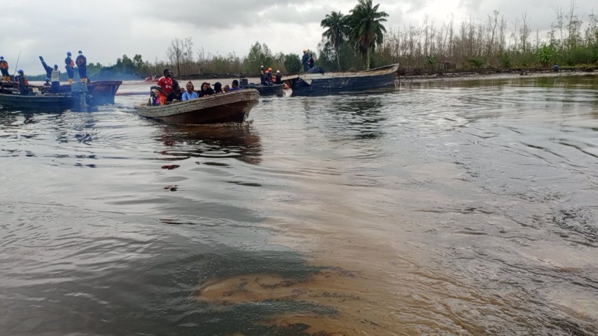 Odidi Oil Spill: Crude Still Pumping as government Medical Intervention Fails to Stop Pollution in Delta